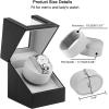 imageAutomatic Watch WinderSingle Watch Winder for Womens and Mens WatchesWatch Shaker with Japanese Quiet MotorBattery Powered or AC AdapterPU
