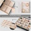 imageJewelry Box3 Layer Jewelry Organizer Box for Women Girls PU Leather Jewelry Storage Case for Earrings Bracelets Rings WatchesChristmas Gift for Loved OneBlack