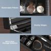 imageWatch Box for Men3Slot Watch Case with Glass LidWatch Storage Case with Removable Watch Pillow Watch Holder Organizer for GiftBlack 3SlotBlack6 Slots3