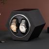 imageWatch Winder for Automatic Watches Japanese Motor ampamp PU Leather Double Watch Rotator with Soft Pillow2 Rotating Modes Quiet Operation