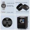 imageWatch Winder for Automatic WatchesAutomatic Watch Winder BoxDouble Watch Winder with Quiet Japanese MotorUSB Type CCarbon Fiber Leather
