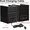 imageWatch Winder for Automatic WatchesAutomatic Watch Winder BoxDouble Watch Winder with Quiet Japanese MotorUSB Type CCarbon Fiber Leather