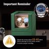 imageWatch Winder for Automatic WatchesAutomatic Watch Winder BoxDouble Watch Winder with Quiet Japanese MotorUSB Type CGreen