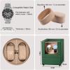 imageWatch Winder for Automatic WatchesAutomatic Watch Winder BoxDouble Watch Winder with Quiet Japanese MotorUSB Type CGreen