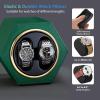 imageWatch Winder for Automatic WatchesAutomatic Watch Winder BoxDouble Watch Winder with Quiet Japanese MotorUSB Type CGreenSingle