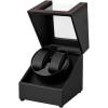 imageWatch Winder for Automatic WatchesAutomatic Watch Winder BoxDouble Watch Winder with Quiet Japanese MotorUSB Type CCarbon Fiber Leather