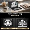 imageWatch Winder for Automatic WatchesWatch Winder Box with LED Light2 Watch Winder with Japanese Quiet Motor4 Rotation ModesUSB Type CBlack
