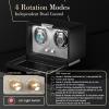 imageWatch Winder for Automatic WatchesWatch Winder Box with LED Light2 Watch Winder with Japanese Quiet Motor4 Rotation ModesUSB Type CBlack
