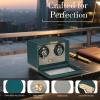 imageWatch Winder for Automatic WatchesWatch Winder Box with LED Light2 Watch Winder with Japanese Quiet Motor4 Rotation ModesUSB Type CBlackish Green