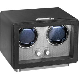 imageWatch Winder for Automatic WatchesWatch Winder Box with LED Light2 Watch Winder with Japanese Quiet Motor4 Rotation ModesUSB Type CBlack