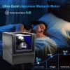 imageWatch Winder for Automatic Watches3 Watch Winder with LED Light and 4 ModesAutomatic Watch Winder Box with Super Quiet MotorWatch Shark for Man WomenUSB Type CBlack PU