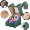imageWatch Winder for Automatic Watches3 Watch Winder with LED Light and 4 ModesAutomatic Watch Winder Box with Super Quiet MotorWatch Shark for Man WomenUSB Type CGreen