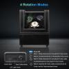 imageWatch Winder for Automatic Watches3 Watch Winder Box with LED Display Ultra Quiet Japanese Motor4 Rotation ModesWatch Shark for Men amp WomenUSBC PowerBlack PU
