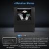 imageWatch Winder for Automatic Watches3 Watch Winder Box with LED Display Ultra Quiet Japanese Motor4 Rotation ModesWatch Shark for Men amp WomenUSBC PowerCarbon Fiber Leather