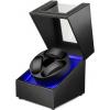 imageWatch Winder for Automatic Watches3 Watch Winder Box with LED Display Ultra Quiet Japanese Motor4 Rotation ModesWatch Shark for Men amp WomenUSBC PowerBlack PU