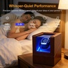 image:imageAnyasun Watch Winder for Automatic WatchesSingle Watch Winder with LED LightRotating Watch Case with Japanese Quiet Motor4 Modes Watch Rotator for Men USBC AC AdapterBrown