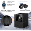 image:imageAnyasun Watch Winder for Automatic WatchesSingle Watch Winder with LED LightRotating Watch Case with Japanese Quiet Motor4 Modes Watch Rotator for Men USBC AC AdapterBlack TQW