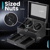 image:imageWatch Winders for 4 Automatic Watches  6Slot Storage and Jewelry DrawerBlack