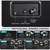 image:imageWatch Winders for 4 Automatic Watches  6Slot Storage and Jewelry DrawerBlack